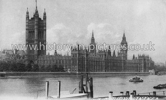 Houses Parliament, London, c.1910.